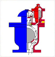 Non Slam Air Cushion Valve